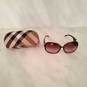 Burberry brown frame sunglasses